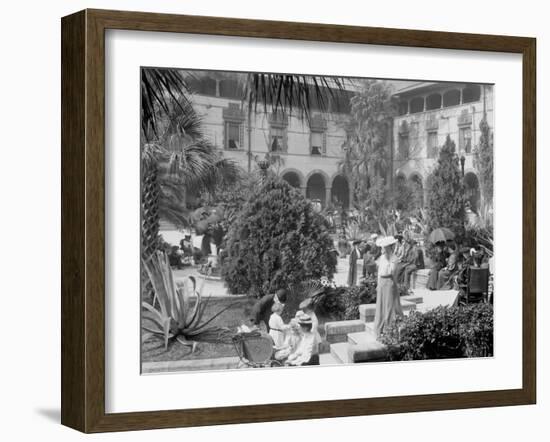 In the Court of the Ponce De Leon, St. Augustine, Fla.-null-Framed Photo