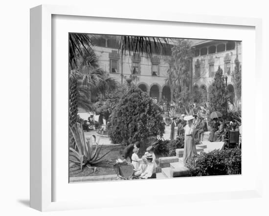 In the Court of the Ponce De Leon, St. Augustine, Fla.-null-Framed Photo