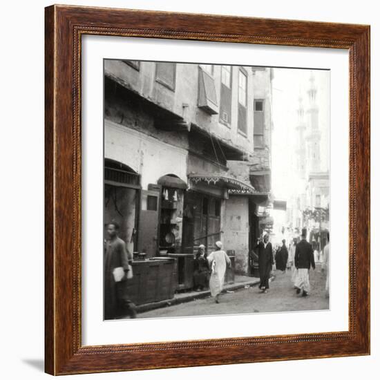 In the Darb-El-Ahmar, Cairo, Egypt, 20th Century-J Dearden Holmes-Framed Photographic Print