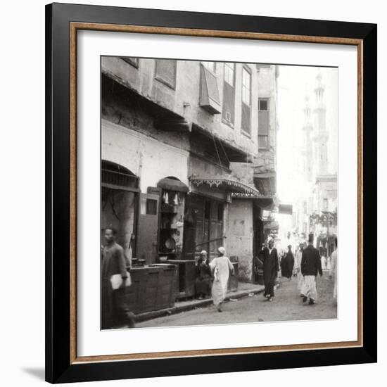 In the Darb-El-Ahmar, Cairo, Egypt, 20th Century-J Dearden Holmes-Framed Photographic Print