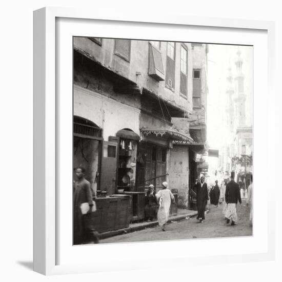 In the Darb-El-Ahmar, Cairo, Egypt, 20th Century-J Dearden Holmes-Framed Photographic Print