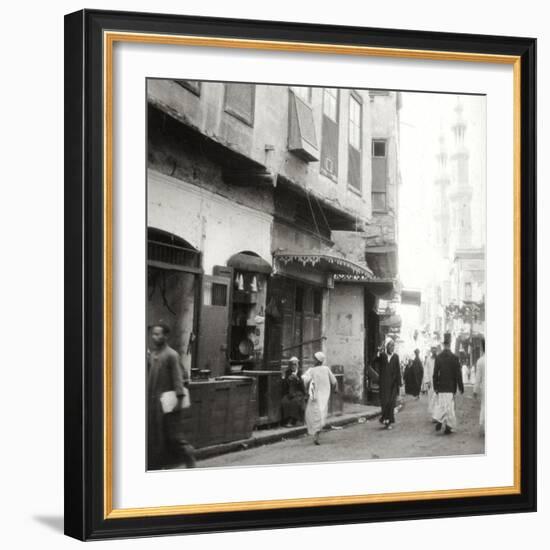 In the Darb-El-Ahmar, Cairo, Egypt, 20th Century-J Dearden Holmes-Framed Photographic Print