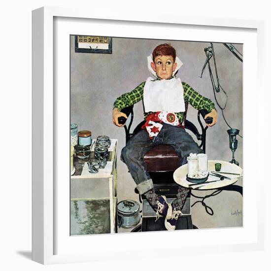 "In the Dentist's Chair", October 19, 1957-Kurt Ard-Framed Giclee Print