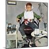 "In the Dentist's Chair", October 19, 1957-Kurt Ard-Mounted Giclee Print