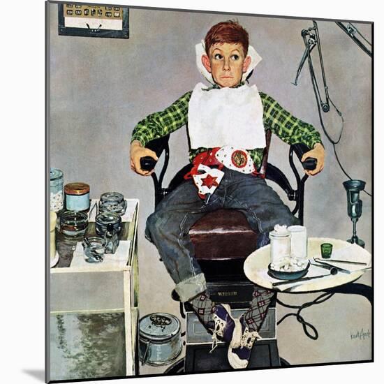 "In the Dentist's Chair", October 19, 1957-Kurt Ard-Mounted Giclee Print