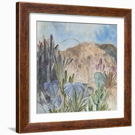 In the Desert Heat-Jacob Q-Framed Art Print