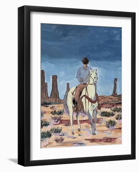 In The Desert I-Melissa Wang-Framed Art Print