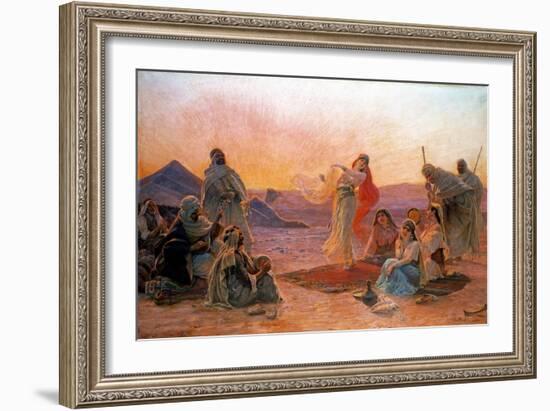 In the Desert-Otto Pilny-Framed Giclee Print