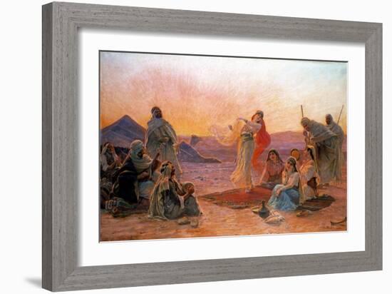 In the Desert-Otto Pilny-Framed Giclee Print