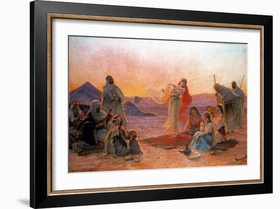 In the Desert-Otto Pilny-Framed Giclee Print