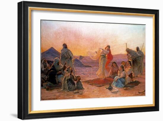 In the Desert-Otto Pilny-Framed Giclee Print