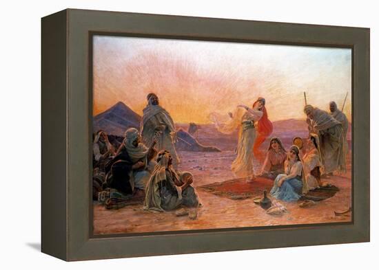 In the Desert-Otto Pilny-Framed Premier Image Canvas