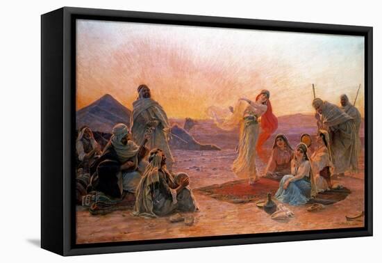 In the Desert-Otto Pilny-Framed Premier Image Canvas