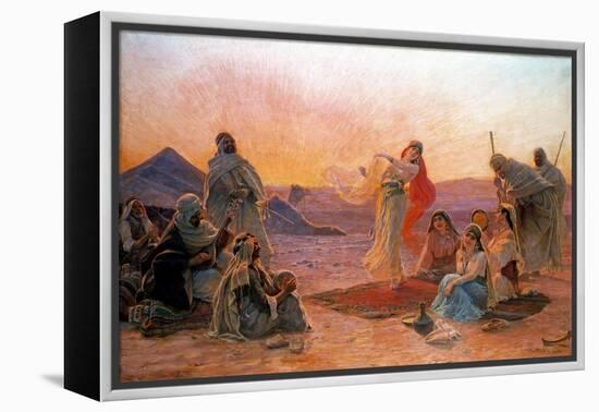 In the Desert-Otto Pilny-Framed Premier Image Canvas