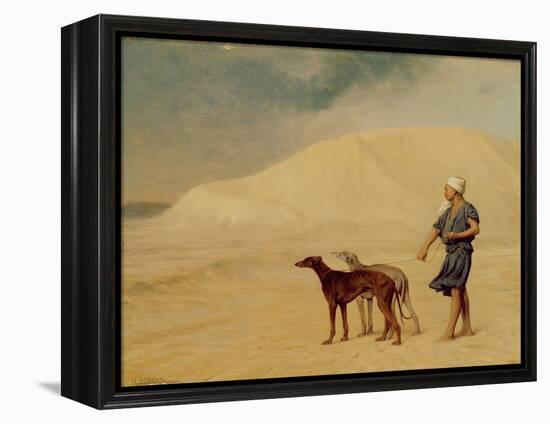 In the Desert-Jean Leon Gerome-Framed Premier Image Canvas