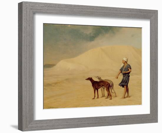 In the Desert-Jean Leon Gerome-Framed Giclee Print