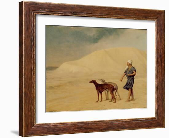 In the Desert-Jean Leon Gerome-Framed Giclee Print