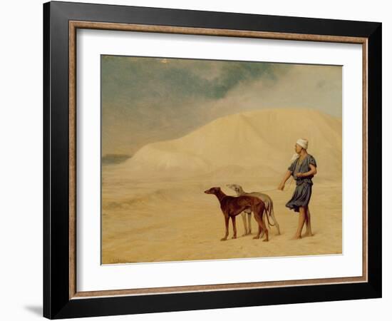 In the Desert-Jean Leon Gerome-Framed Giclee Print