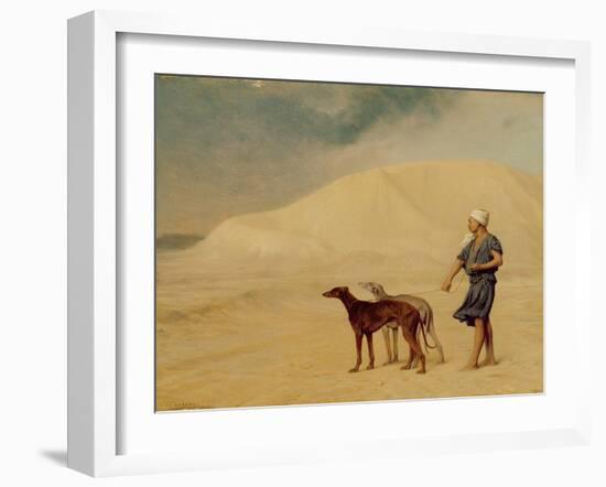 In the Desert-Jean Leon Gerome-Framed Giclee Print