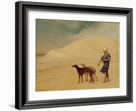 In the Desert-Jean Leon Gerome-Framed Giclee Print