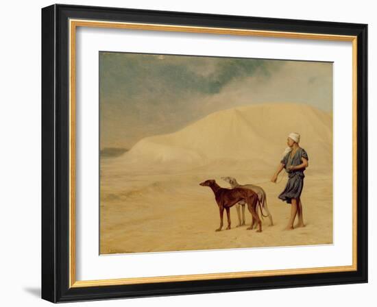 In the Desert-Jean Leon Gerome-Framed Giclee Print