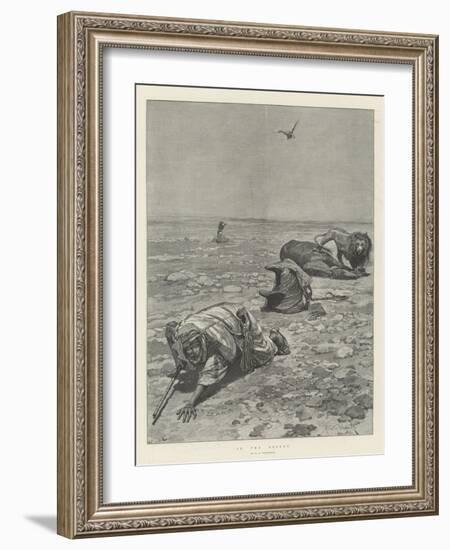 In the Desert-Richard Caton Woodville II-Framed Giclee Print