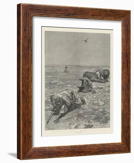 In the Desert-Richard Caton Woodville II-Framed Giclee Print