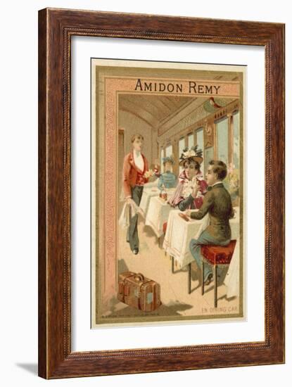 In the Dining Car-null-Framed Giclee Print