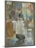 In the Dining Room, 1886-Berthe Morisot-Mounted Art Print