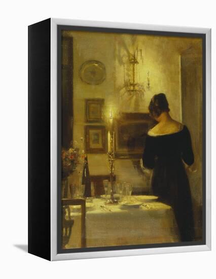 In the Dining Room-Carl Holsoe-Framed Premier Image Canvas