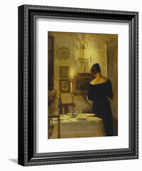 In the Dining Room-Carl Holsoe-Framed Giclee Print