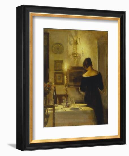 In the Dining Room-Carl Holsoe-Framed Giclee Print