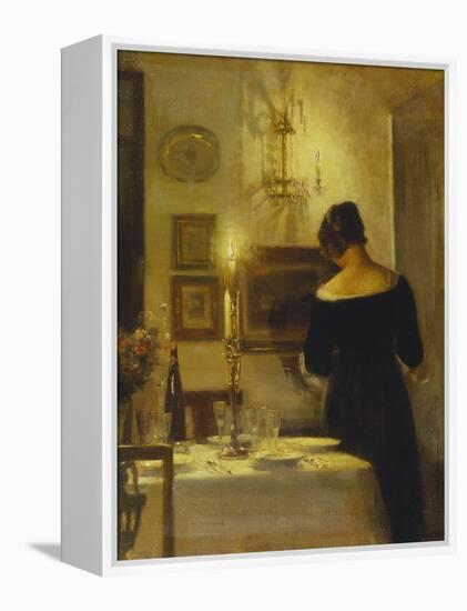In the Dining Room-Carl Holsoe-Framed Premier Image Canvas