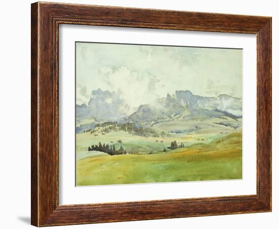 In the Dolomites, 1914-John Singer Sargent-Framed Premium Giclee Print