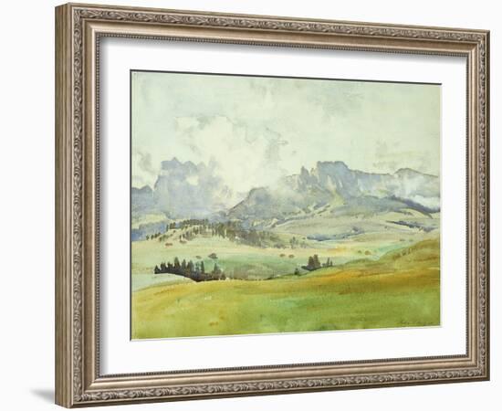 In the Dolomites, 1914-John Singer Sargent-Framed Giclee Print