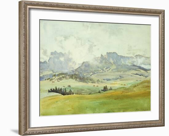 In the Dolomites, 1914-John Singer Sargent-Framed Giclee Print