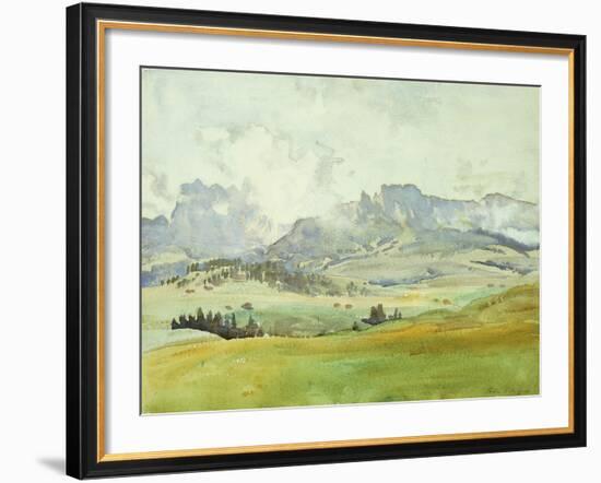 In the Dolomites, 1914-John Singer Sargent-Framed Giclee Print