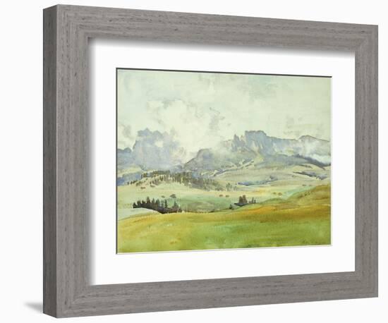 In the Dolomites-John Singer Sargent-Framed Giclee Print