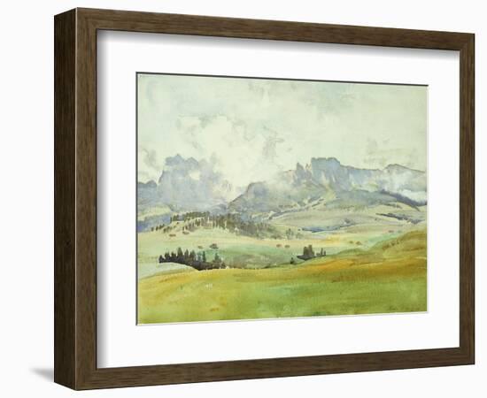 In the Dolomites-John Singer Sargent-Framed Giclee Print