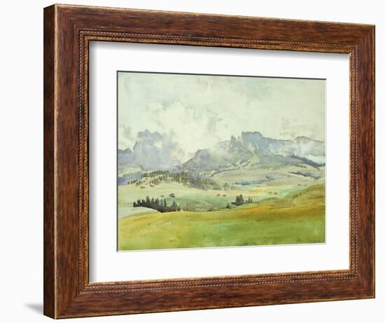 In the Dolomites-John Singer Sargent-Framed Giclee Print