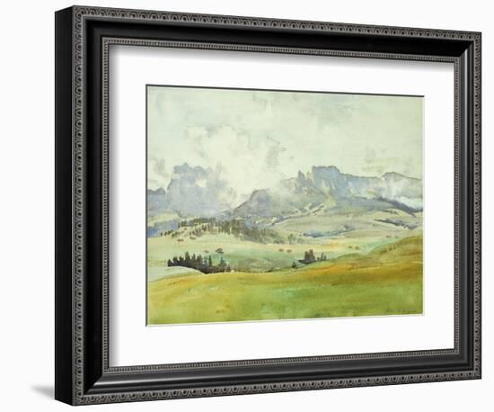 In the Dolomites-John Singer Sargent-Framed Giclee Print