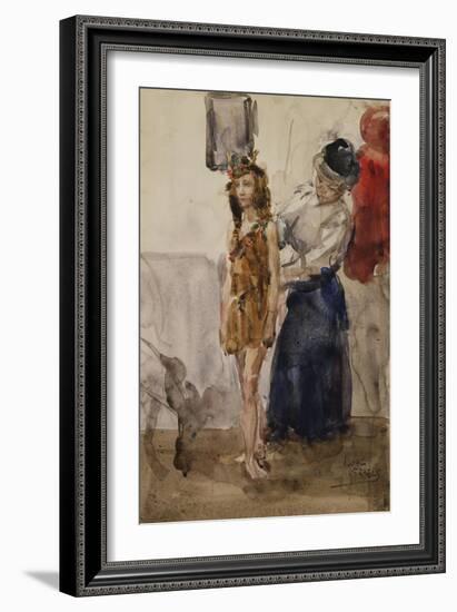 In the Dressing Room-Isaac Israels-Framed Giclee Print