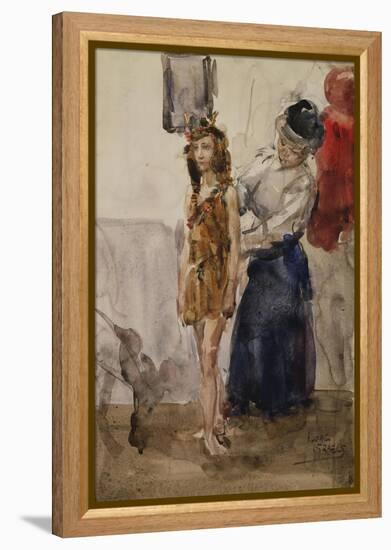 In the Dressing Room-Isaac Israels-Framed Premier Image Canvas