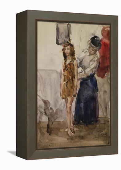 In the Dressing Room-Isaac Israels-Framed Premier Image Canvas