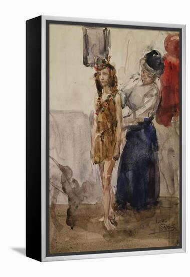 In the Dressing Room-Isaac Israels-Framed Premier Image Canvas