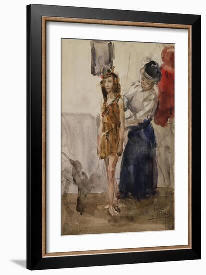 In the Dressing Room-Isaac Israels-Framed Giclee Print