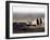 In the Early Morning, a Maasai Herdsboy and His Sister Drive their Flock of Sheep across the Dusty -Nigel Pavitt-Framed Photographic Print