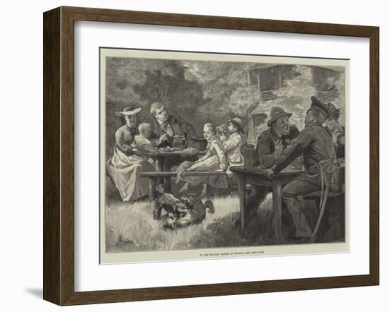 In the English Garden at Munich-Alfred Edward Emslie-Framed Giclee Print