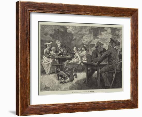 In the English Garden at Munich-Alfred Edward Emslie-Framed Giclee Print