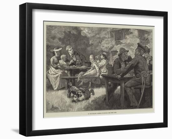 In the English Garden at Munich-Alfred Edward Emslie-Framed Giclee Print